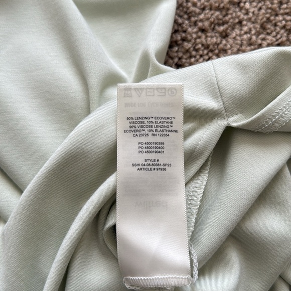 Aritzia Wilfred Dreamweaver Strappy Jersey Midi Dress Light Sage - Picture 8 of 12